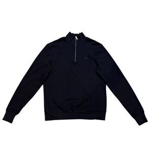 Burberry Brit Navy  1/4 Zip Pullover Sweater Men’s Sz L